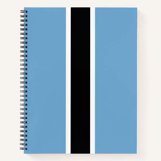 Carnet Drapeau botswanais (Botswana) (Devant)