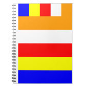 Carnet Drapeau bouddhiste (Devant)