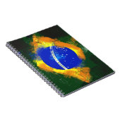 Carnet Drapeau brésilien BR Brasil (Côté Droit)