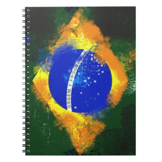 Carnet Drapeau brésilien BR Brasil (Devant)