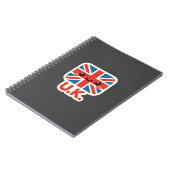 Carnet Drapeau britannique de Kawaii - Design britannique (Côté gauche)