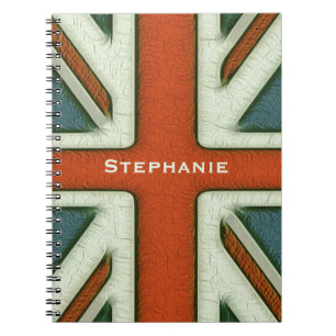 Carnet Drapeau britannique personnalisé