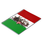 Carnet Drapeau Budapest Heroes Hongrie (Côté gauche)
