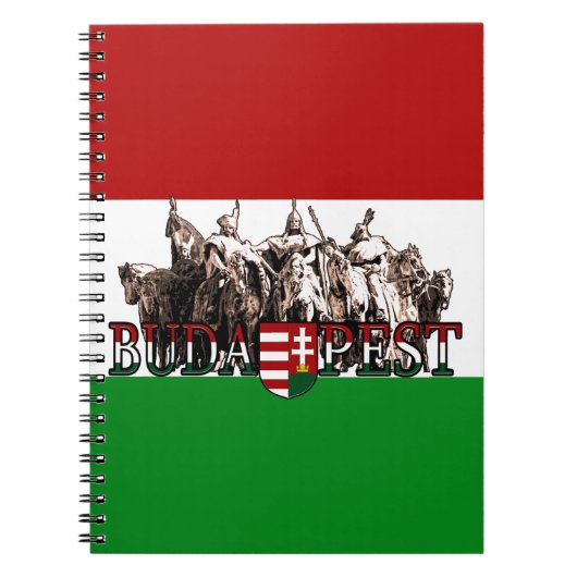 Carnet Drapeau Budapest Heroes Hongrie (Devant)