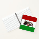 Carnet Drapeau Budapest Heroes Hongrie (Intérieur)