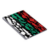 Carnet Drapeau bulgare fait de poisson - Design de pêche (Côté Droit)