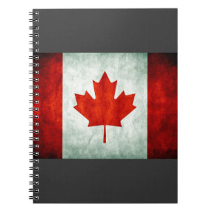 Carnet Drapeau canadien en détresse