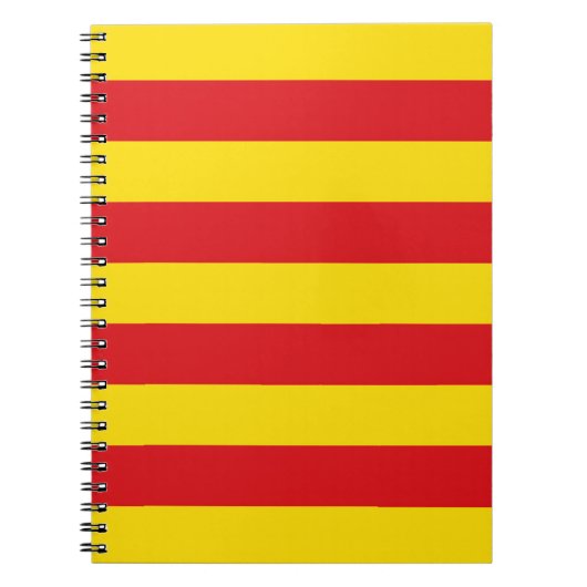 Carnet Drapeau catalan (Devant)
