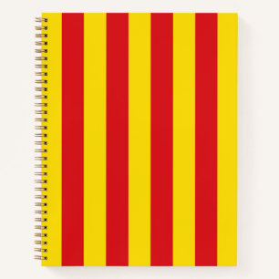 Carnet Drapeau catalan (Catalogne)
