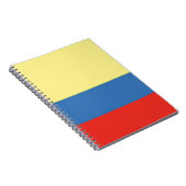 Carnet Drapeau Colombie (Côté Droit)