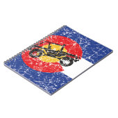 Carnet Drapeau Colorado 4 roues (Côté gauche)