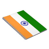 Carnet Drapeau coloré de l'Inde (Côté Droit)