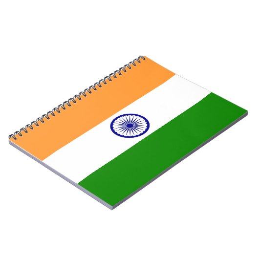 Carnet Drapeau coloré de l'Inde (Côté gauche)
