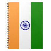 Carnet Drapeau coloré de l'Inde (Devant)