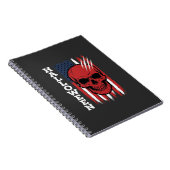 Carnet Drapeau crâne Halloween Vector Design_1 (Côté Droit)