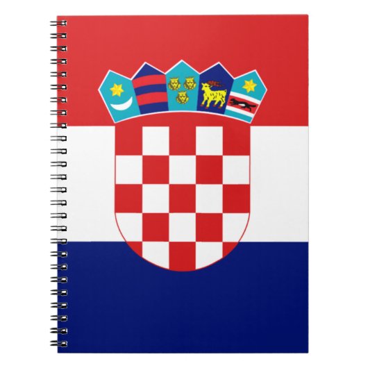 Carnet Drapeau croate - Trobojnica (Devant)