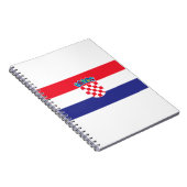 Carnet Drapeau Croatie (Côté Droit)