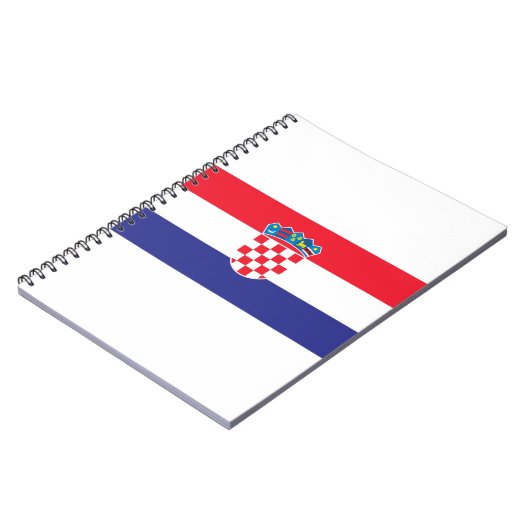Carnet Drapeau Croatie (Côté gauche)