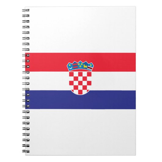 Carnet Drapeau Croatie (Devant)