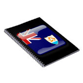 Carnet Drapeau d'Anguilla (Côté Droit)