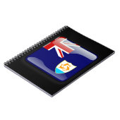 Carnet Drapeau d'Anguilla (Côté gauche)