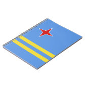 Carnet drapeau d'Aruba (Côté gauche)