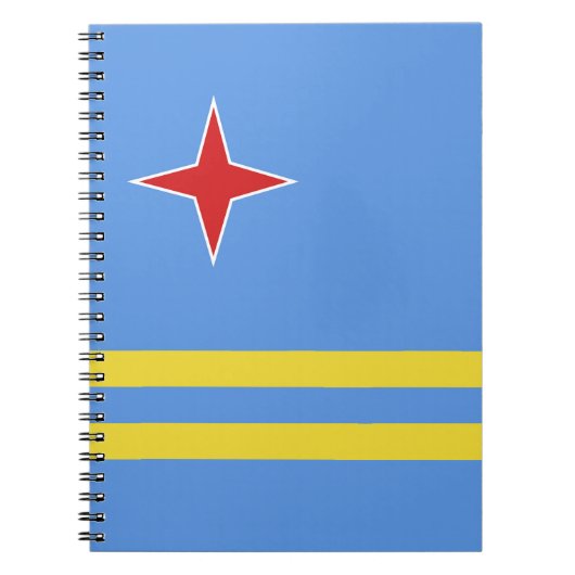 Carnet drapeau d'Aruba (Devant)