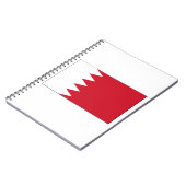 Carnet Drapeau de Bahreïn (Côté gauche)