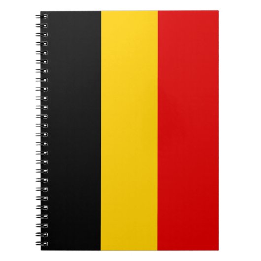 Carnet Drapeau de Belgique (Devant)