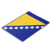 Carnet Drapeau de Bosnie-Herzégovine (Côté gauche)