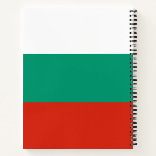 Carnet Drapeau de Bulgarie (Dos)