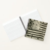 Carnet Drapeau de combat militaire américain Star Spangle (Intérieur)