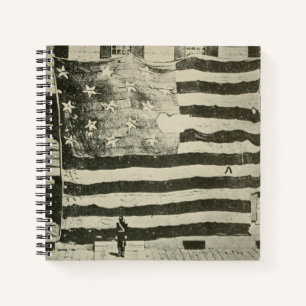 Carnet Drapeau de combat militaire américain Star Spangle