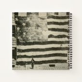 Carnet Drapeau de combat militaire américain Star Spangle (Dos)