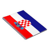 Carnet Drapeau de Croatie (Côté Droit)