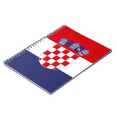Carnet Drapeau de Croatie (Côté gauche)