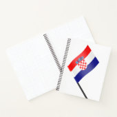 Carnet Drapeau de Croatie (Intérieur)