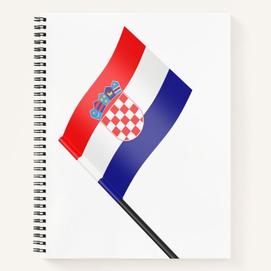 Carnet Drapeau de Croatie (Devant)