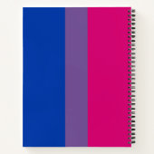 Carnet Drapeau de fierté bisexuel (Dos)