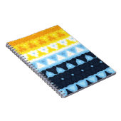 Carnet Drapeau de fierté BoHo Groovy Géométrique Abstrait (Côté Droit)
