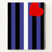 Carnet Drapeau de fierté cuir (Dos)