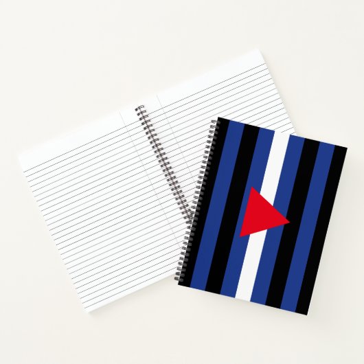 Carnet Drapeau de fierté cuir queer (Intérieur)