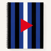 Carnet Drapeau de fierté cuir queer (Devant)