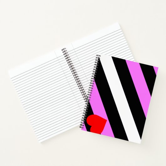 Carnet Drapeau de fierté de fille de cuir (Intérieur)