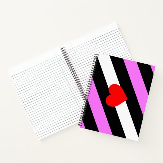 Carnet Drapeau de fierté de fille de cuir (Intérieur)