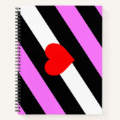 Carnet Drapeau de fierté de fille de cuir (Devant)