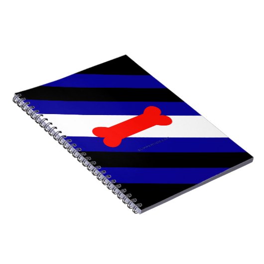 Carnet Drapeau de fierté de jeu de chiots de SlipperyJoe (Côté Droit)