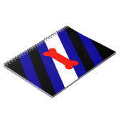 Carnet Drapeau de fierté de jeu de chiots de SlipperyJoe (Côté gauche)