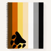 Carnet Drapeau de fierté de l'ours (Devant)