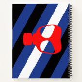 Carnet Drapeau de fierté de masque (Dos)